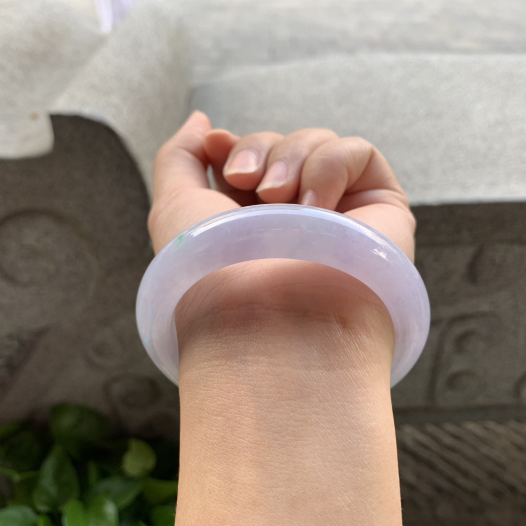 小圈口 52.8-12-9.1【冰春彩正圈手镯】正圈52 53可戴