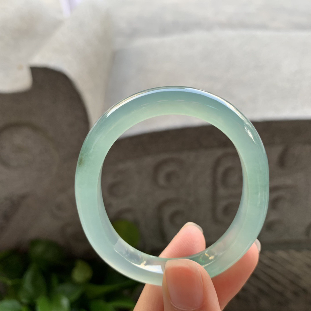 小圈口51.4-43.8-9-7.1 【高冰芙蓉贵妃手镯】贵妃51 52可戴