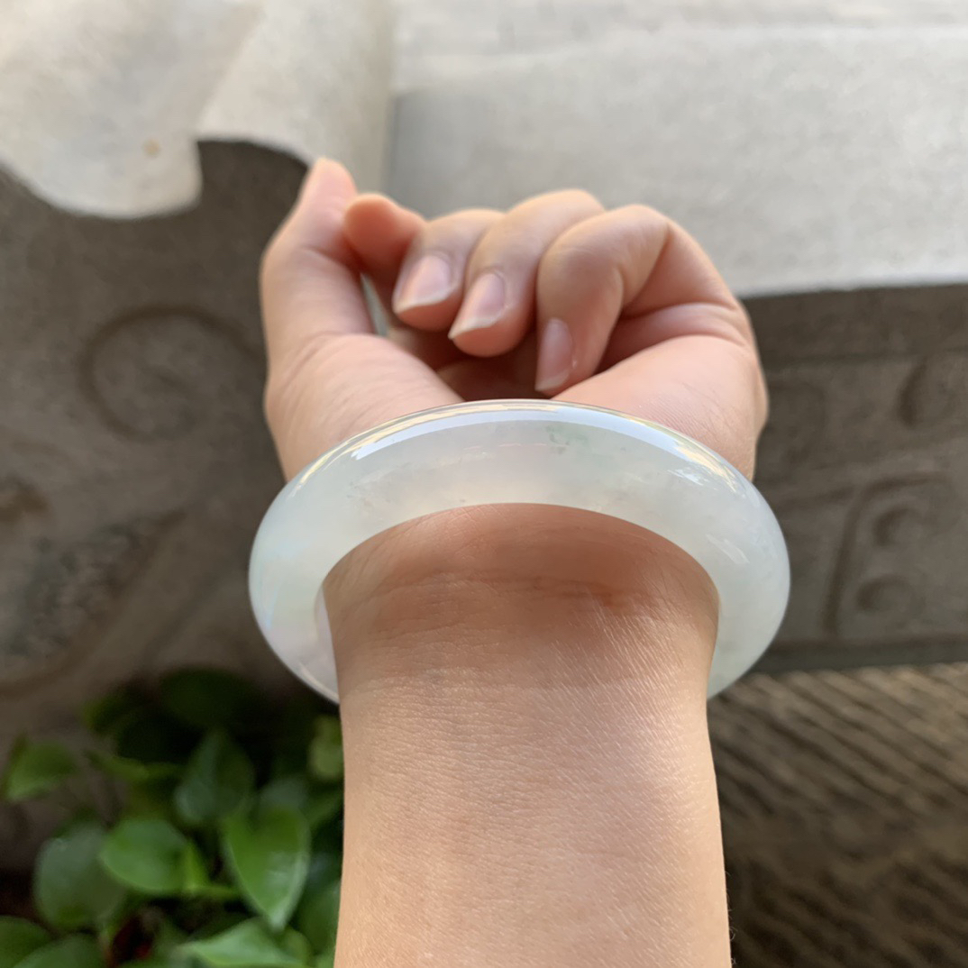 小圈口 52.8-11.6-9.4【冰种紫正圈手镯】正圈52 53可戴