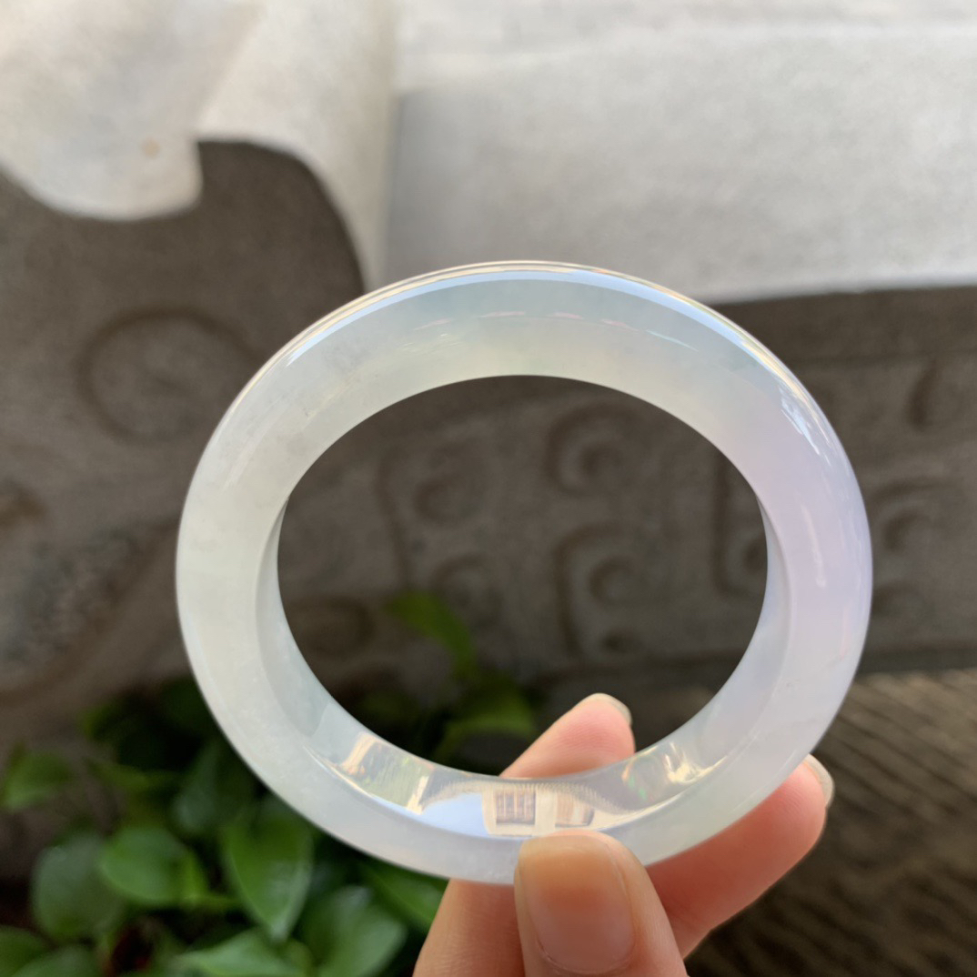 小圈口 52.8-11.6-9.4【冰种紫正圈手镯】正圈52 53可戴