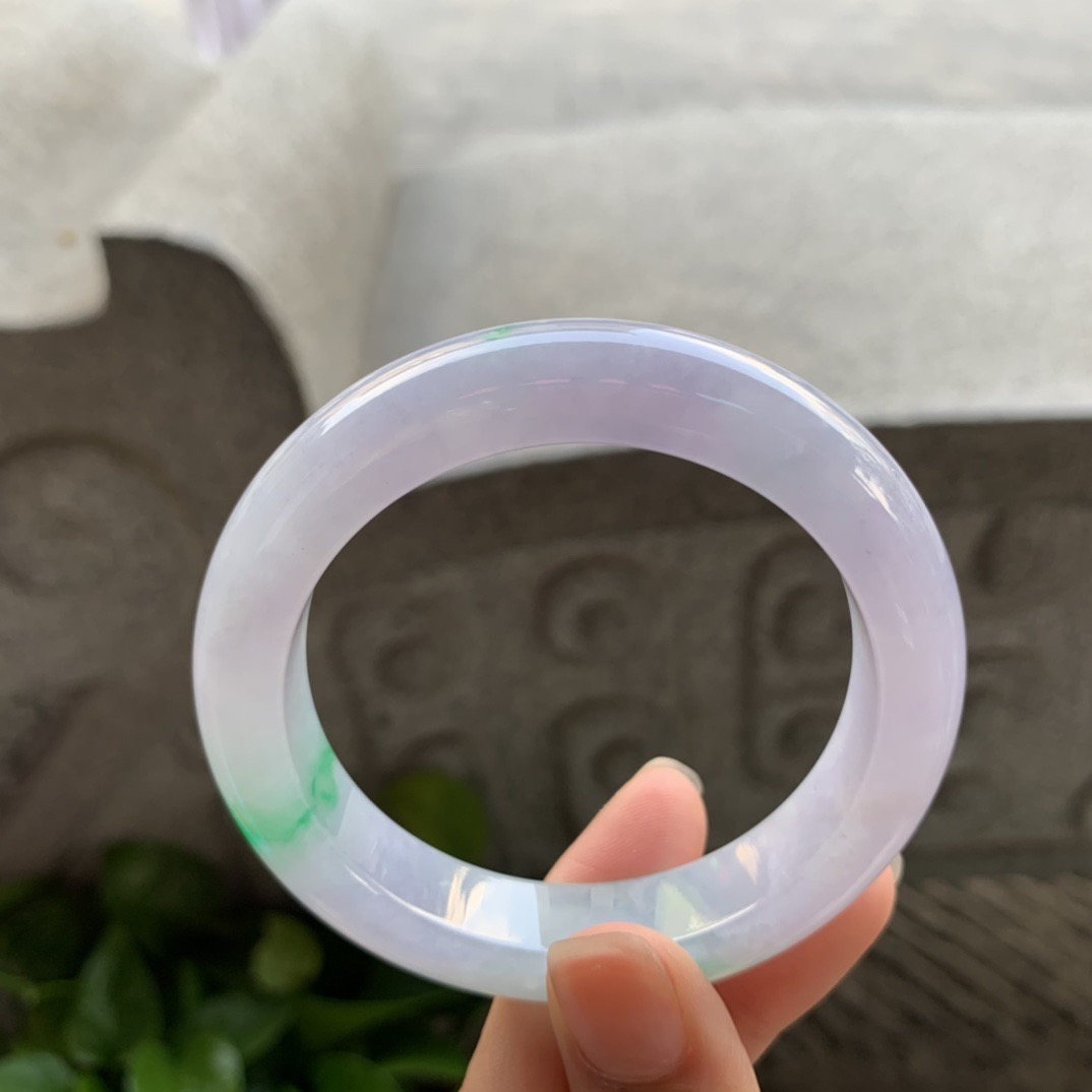 小圈口 52.8-12-9.1【冰春彩正圈手镯】正圈52 53可戴