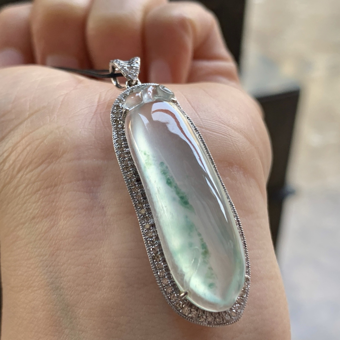 金钻镶嵌飘花福瓜^_^冰透