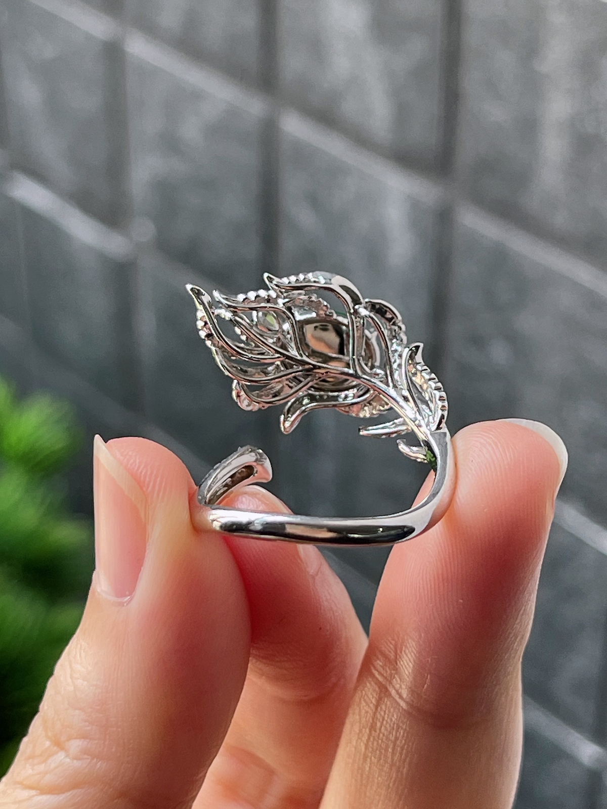 18k翡翠特色戒指