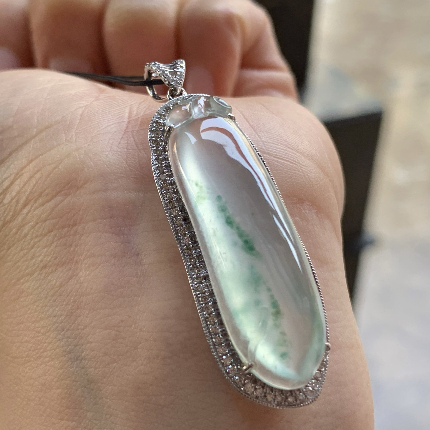 金钻镶嵌飘花福瓜^_^冰透