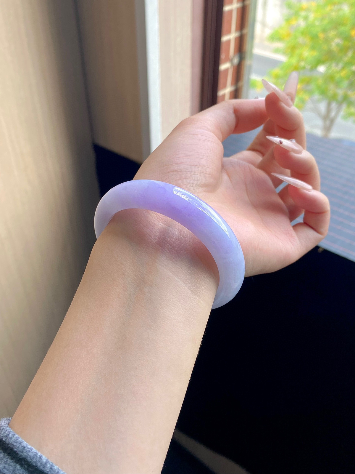 紫罗兰正圈成品（带洒金）
HYY-3000
⭕️55-13.5-8.6