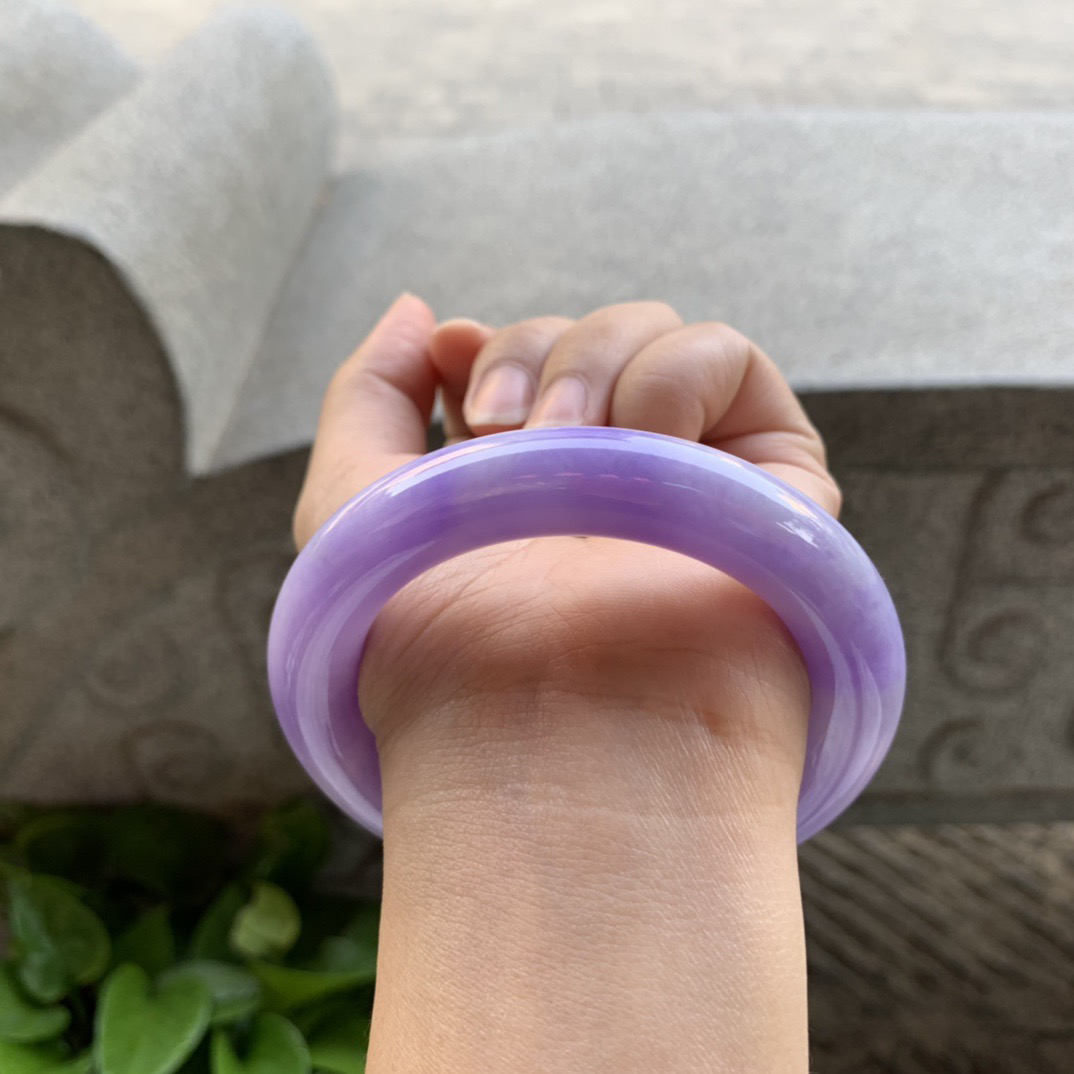 圈口 56.7-11.7【满紫圆条手镯】圆条56 57可戴