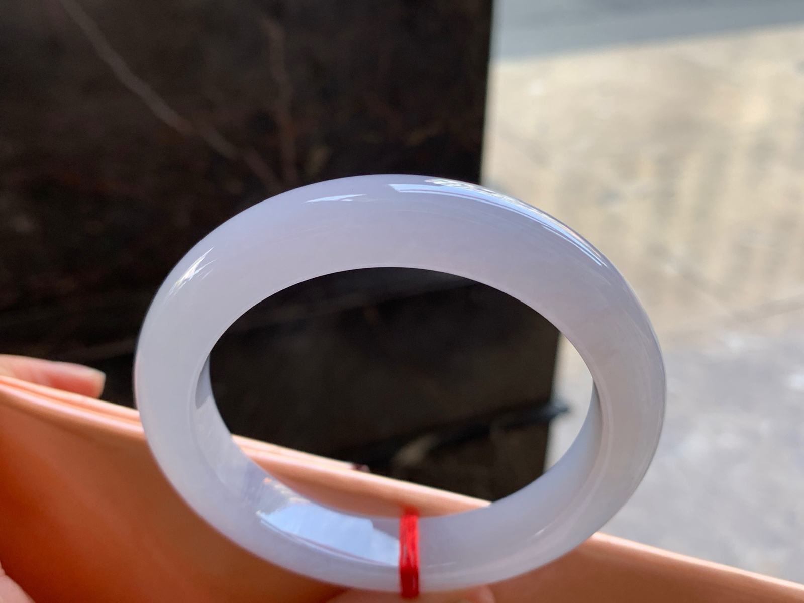 58-11.8-9.5

冰紫手镯^_^水润清透