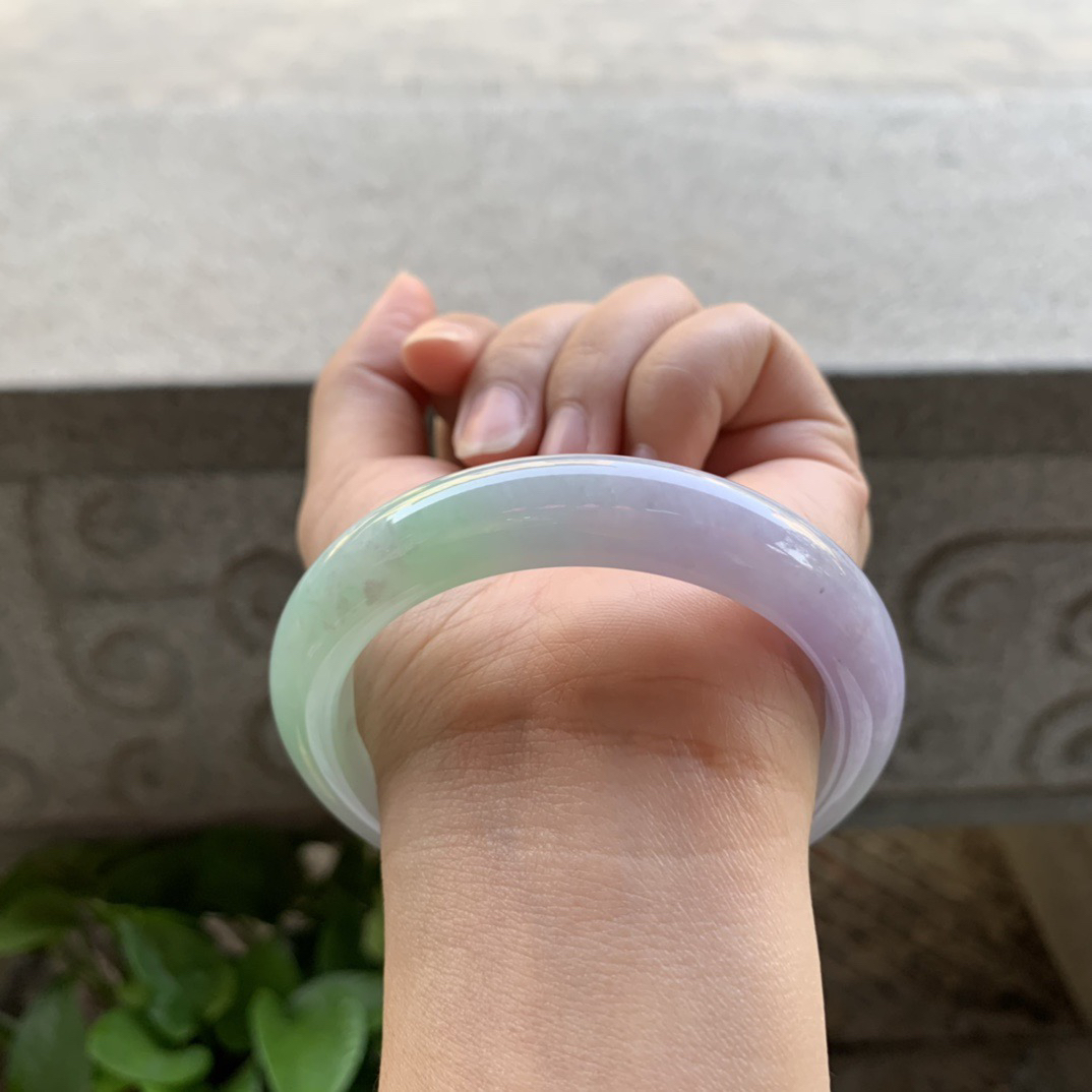 圈口56.8-12.3-9.8 【春彩正圈手镯】正圈56 57可戴