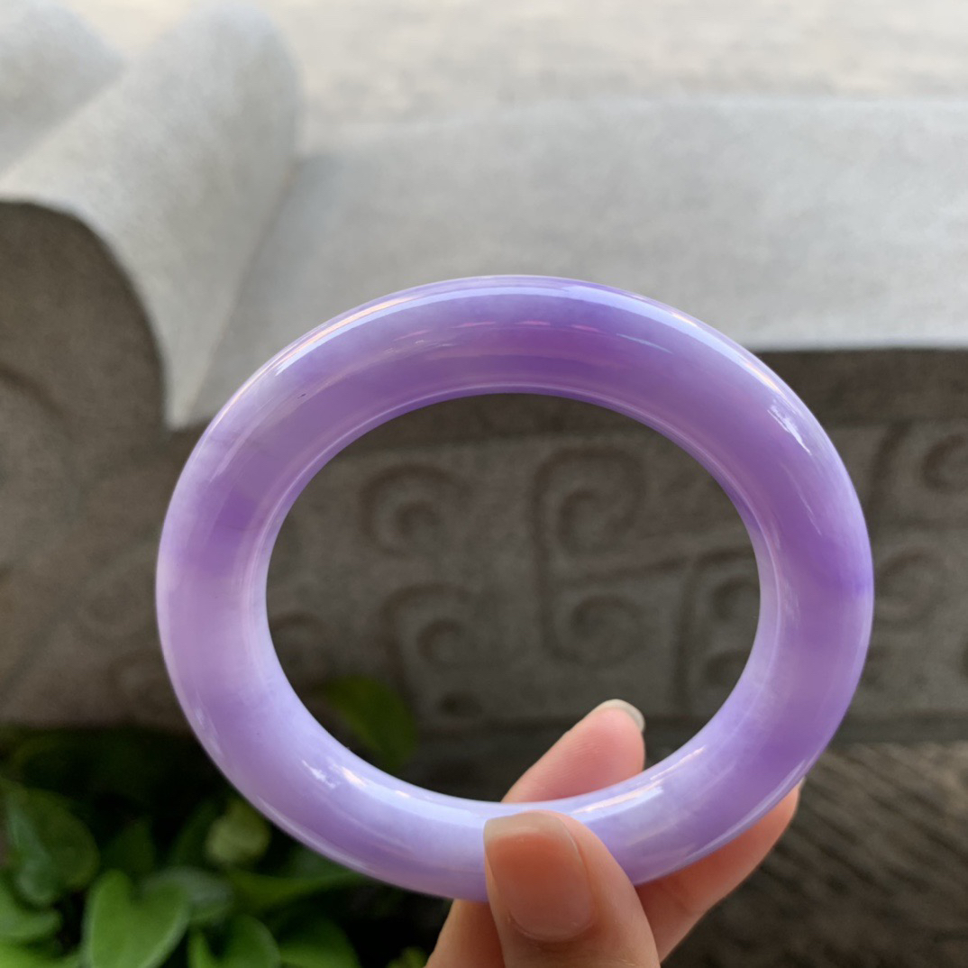 圈口 56.7-11.7【满紫圆条手镯】圆条56 57可戴