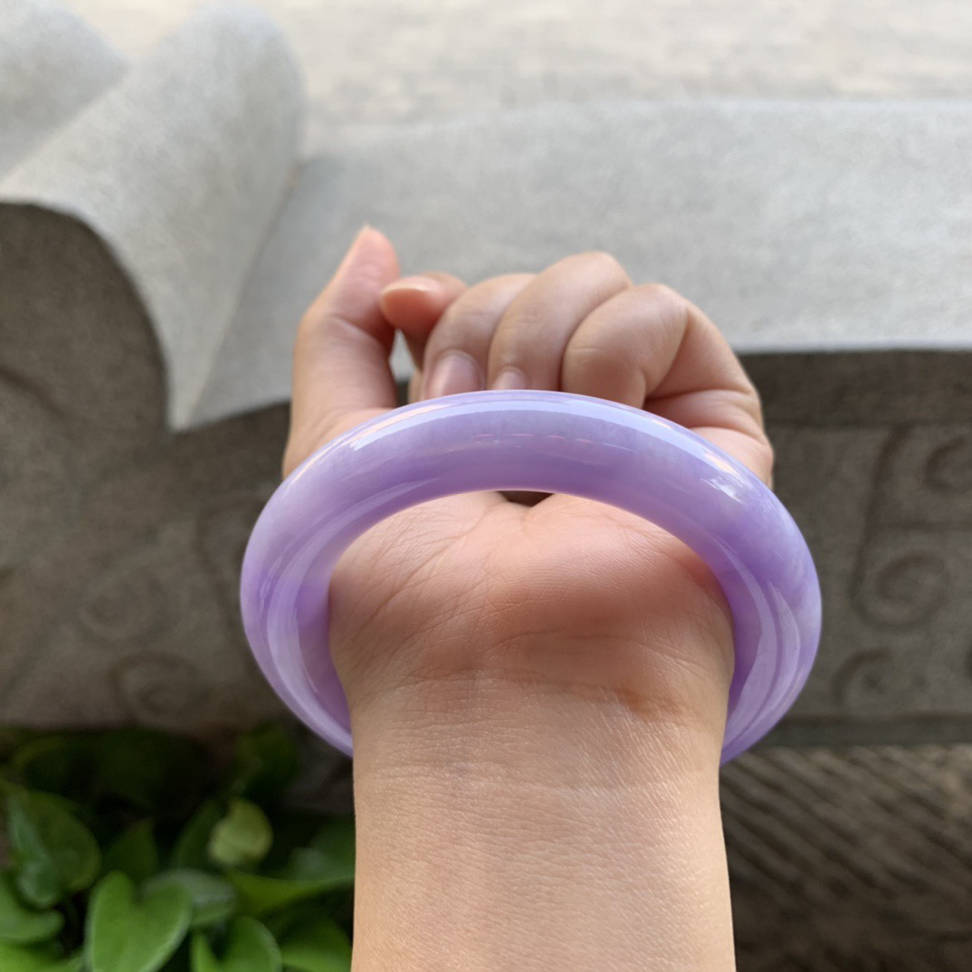 圈口 56.7-11.7【满紫圆条手镯】圆条56 57可戴