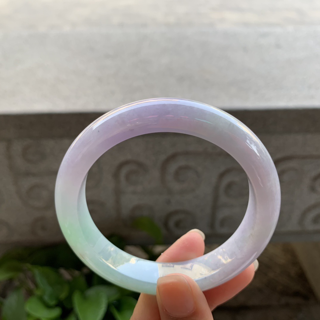 圈口56.8-12.3-9.8 【春彩正圈手镯】正圈56 57可戴