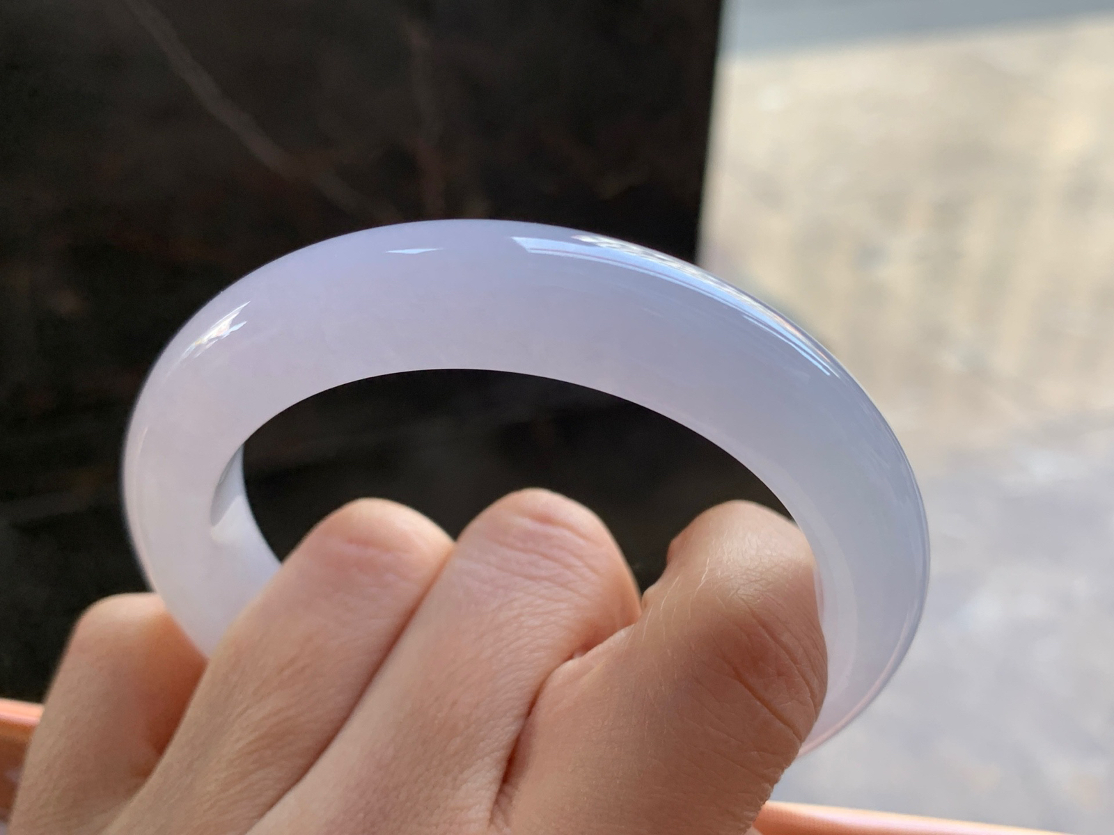 58-11.8-9.5

冰紫手镯^_^水润清透