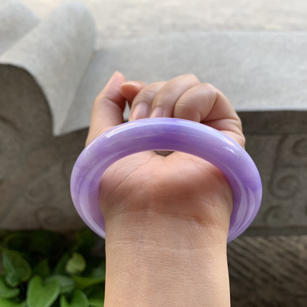 圈口 56.7-11.7【满紫圆条手镯】圆条56 57可戴