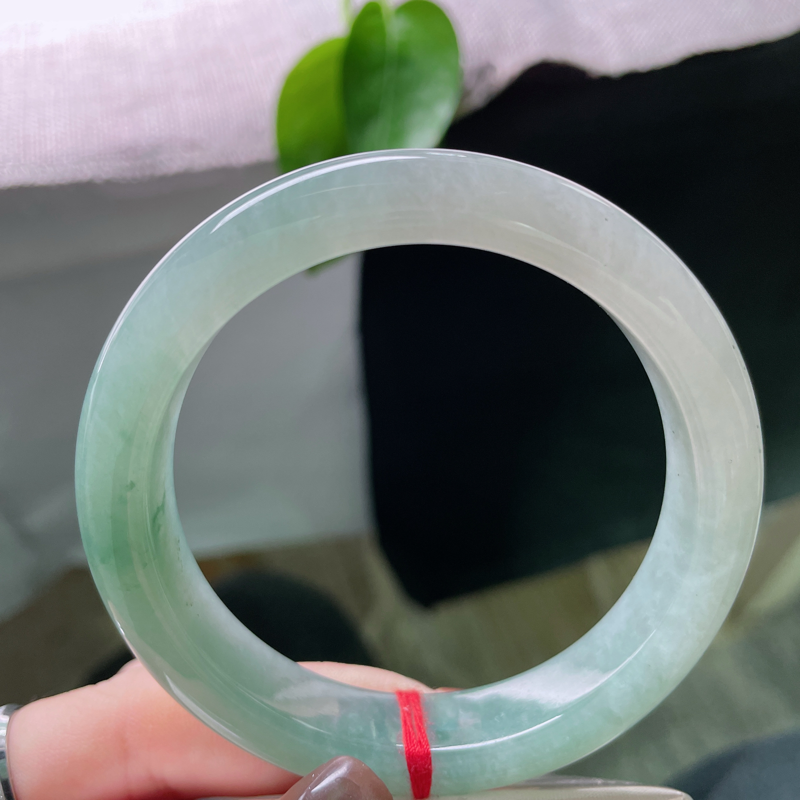 私人专拍链接58.3/12.6/9.1，浅绿底正圈。颜色由浅入深过渡自然，可盐可甜，种老，乌鸡，完美