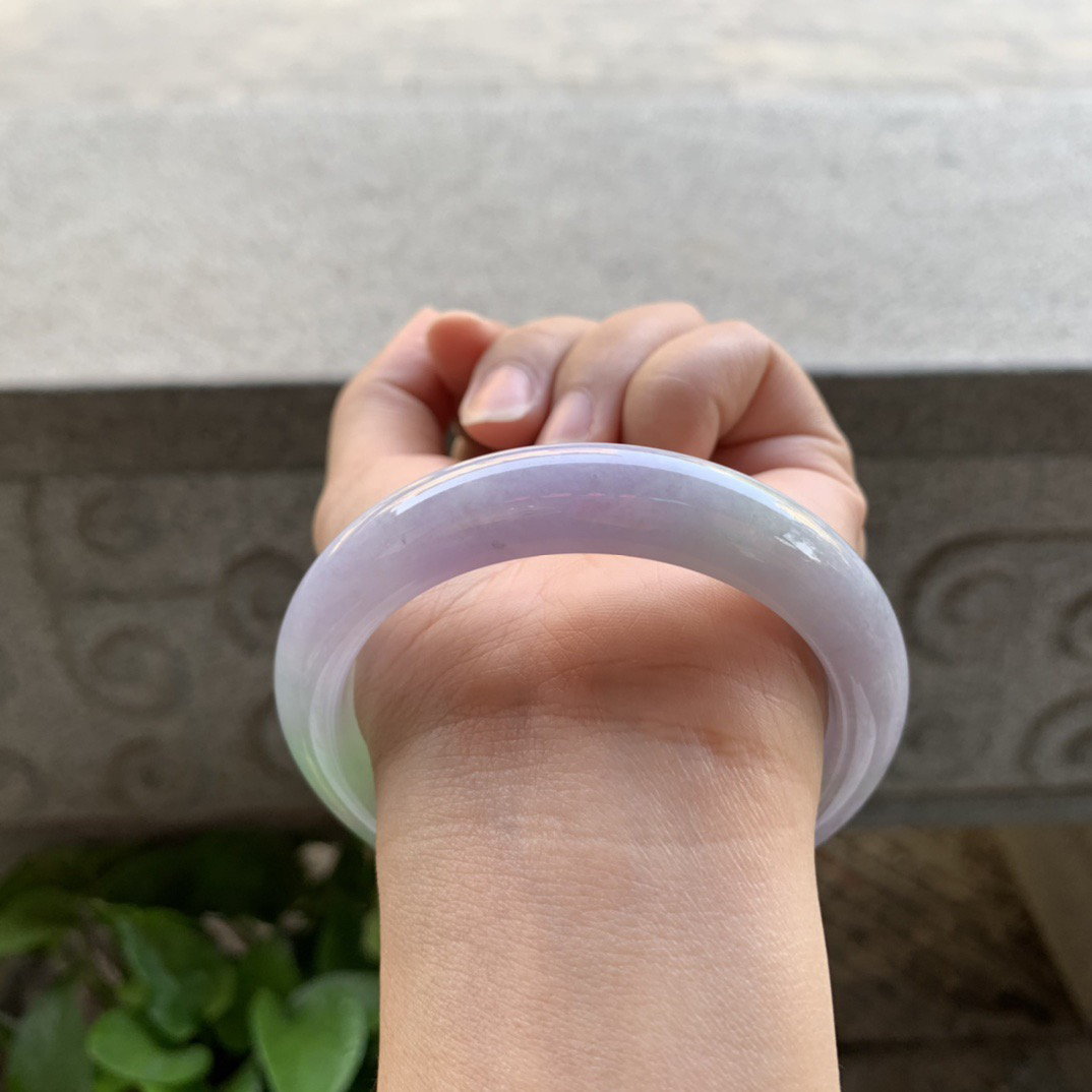 圈口56.8-12.3-9.8 【春彩正圈手镯】正圈56 57可戴