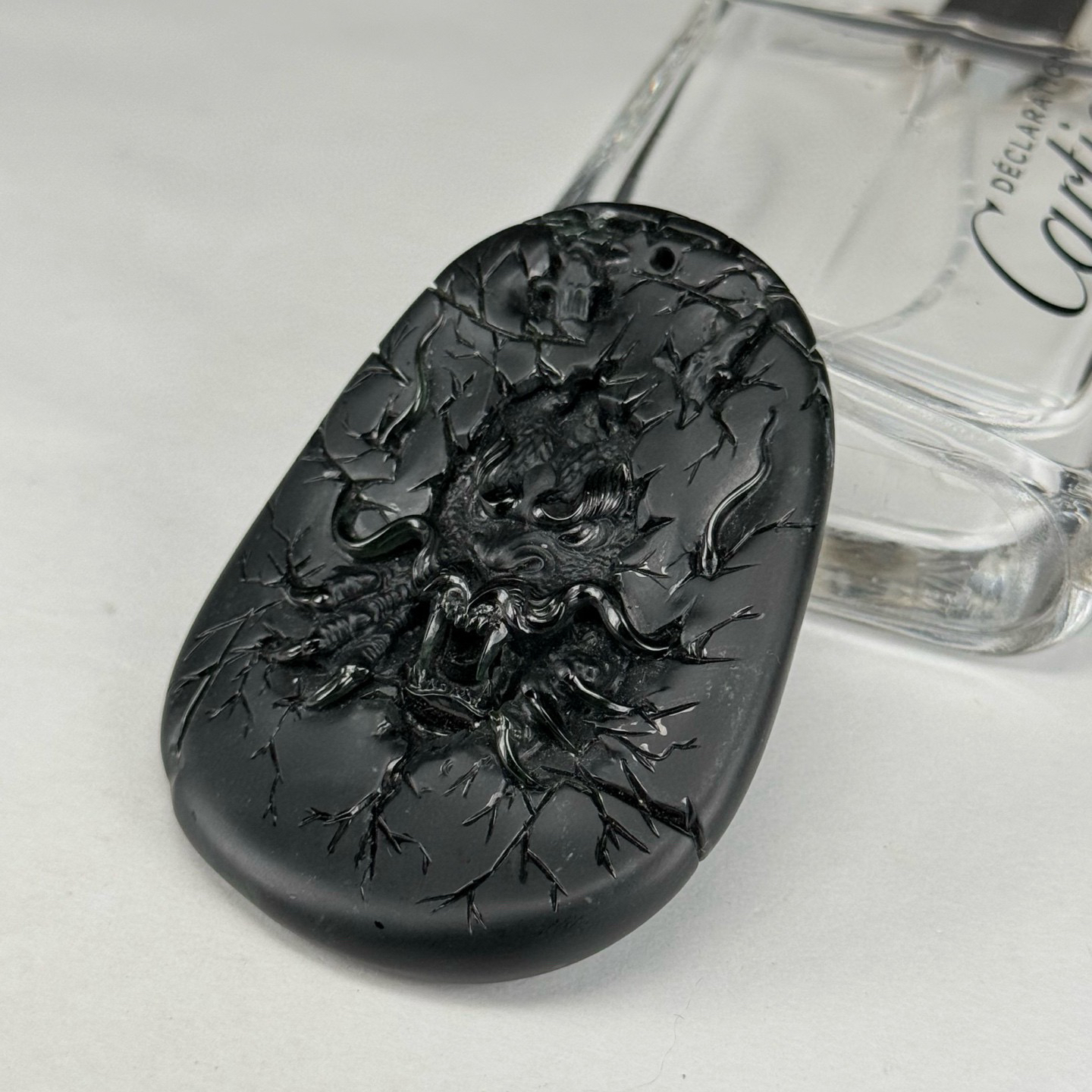 墨翠龙牌 种好色正 黑度极好 厚桩大气