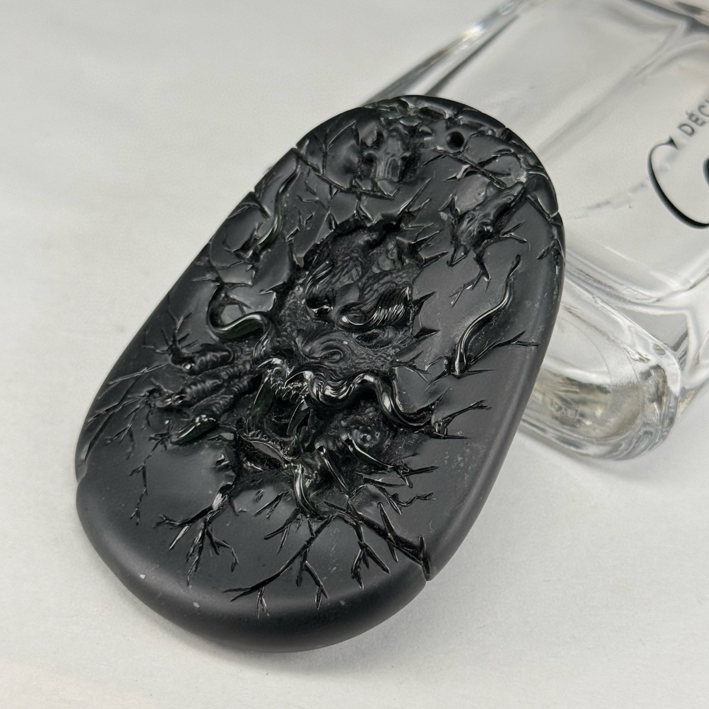 墨翠龙牌 种好色正 黑度极好 厚桩大气