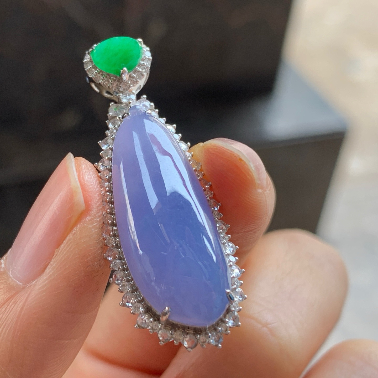 紫罗兰福瓜^_^鲜艳 玉质温润