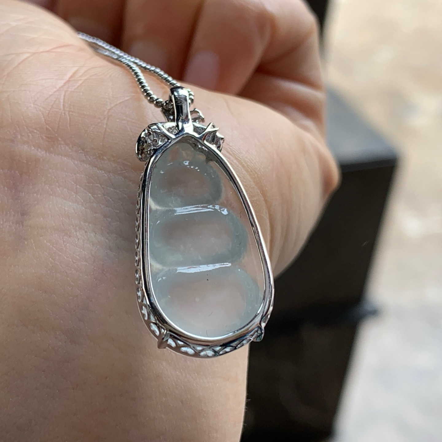 金钻镶嵌冰豆子^_^透亮