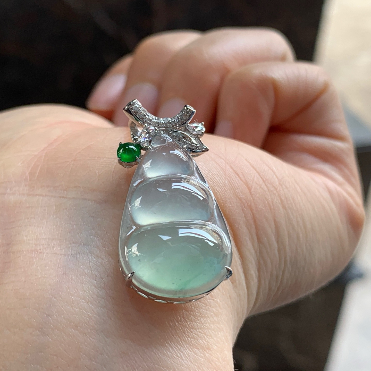 金钻镶嵌晴水豆子^_^冰透