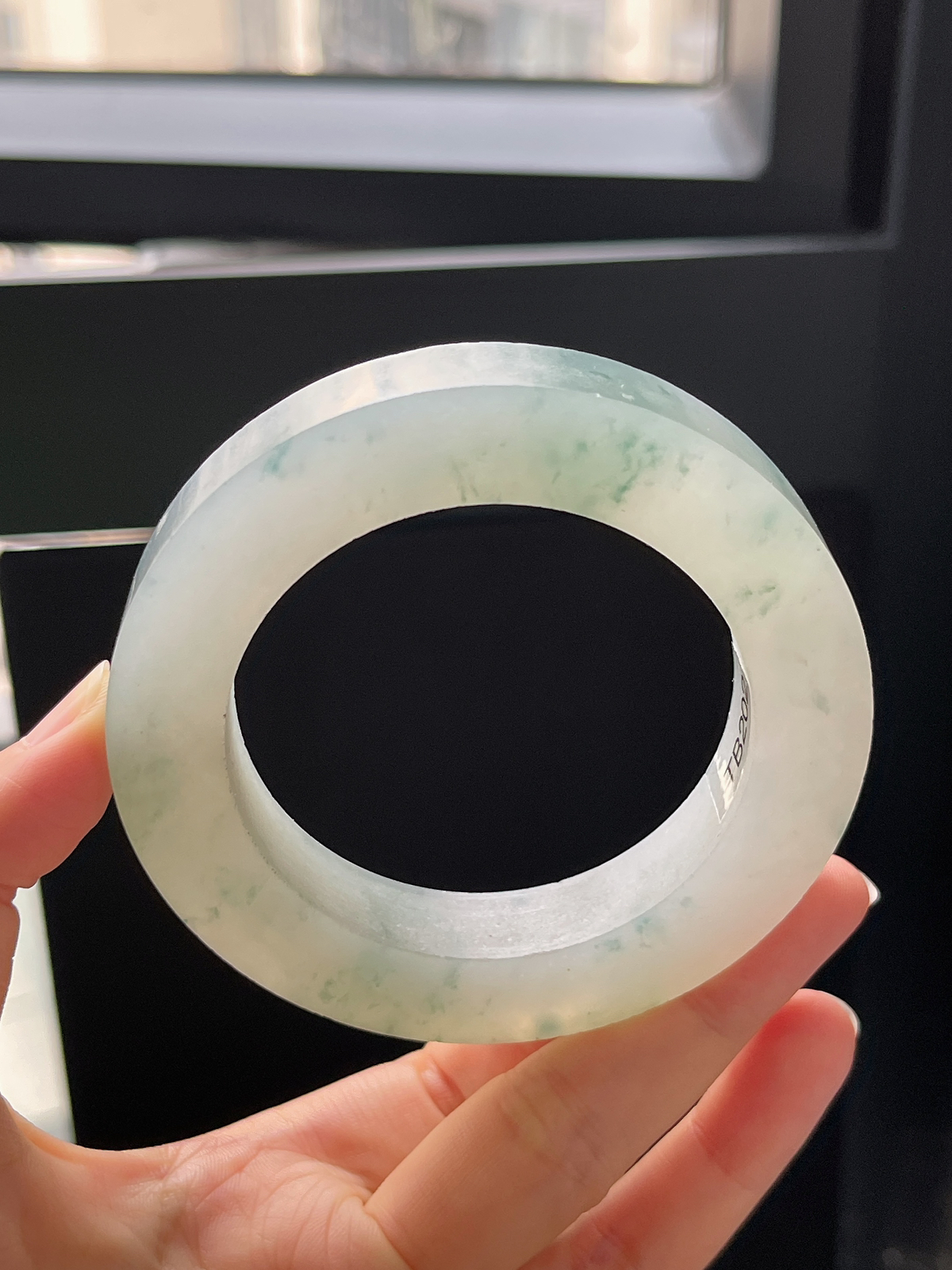 翡翠镯胚，⭕️正圈最大做64，最大做60；最小做55.5