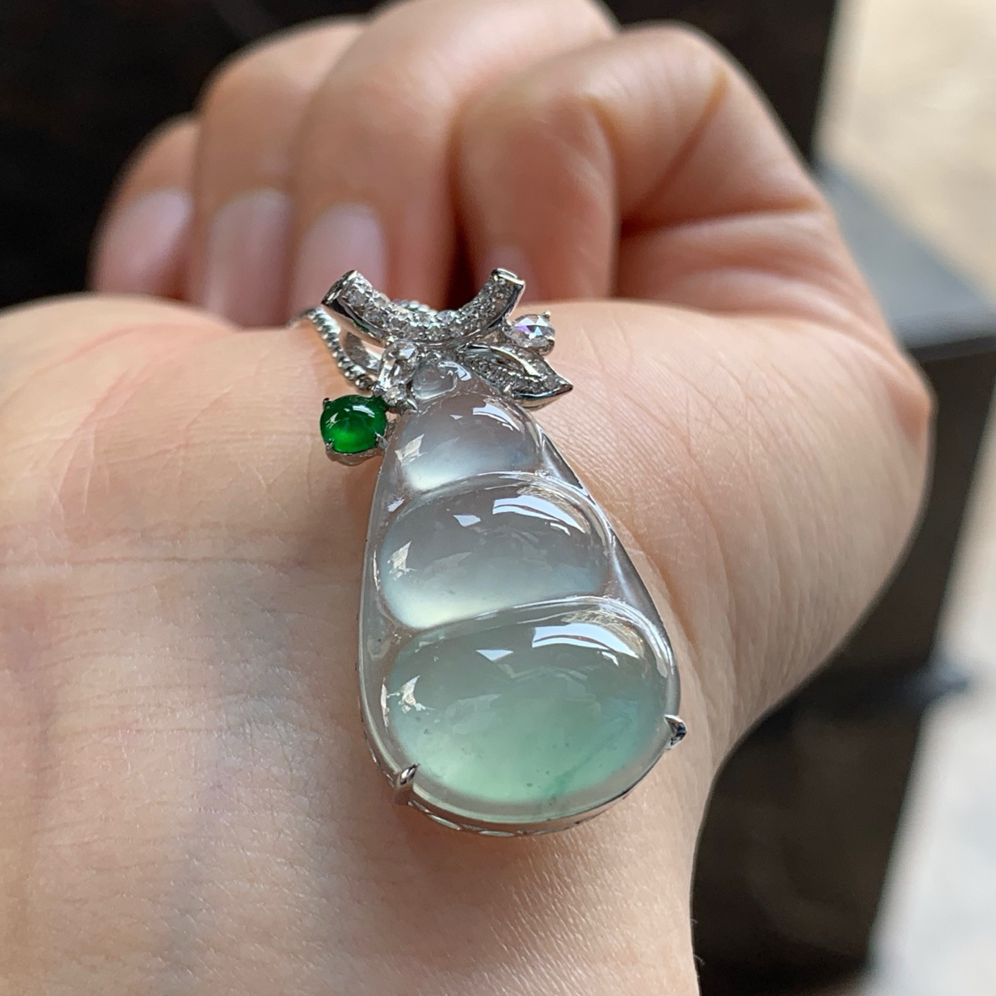 金钻镶嵌晴水豆子^_^冰透