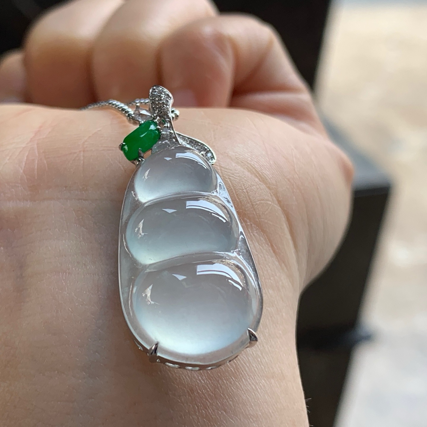 金钻镶嵌冰豆子^_^透亮