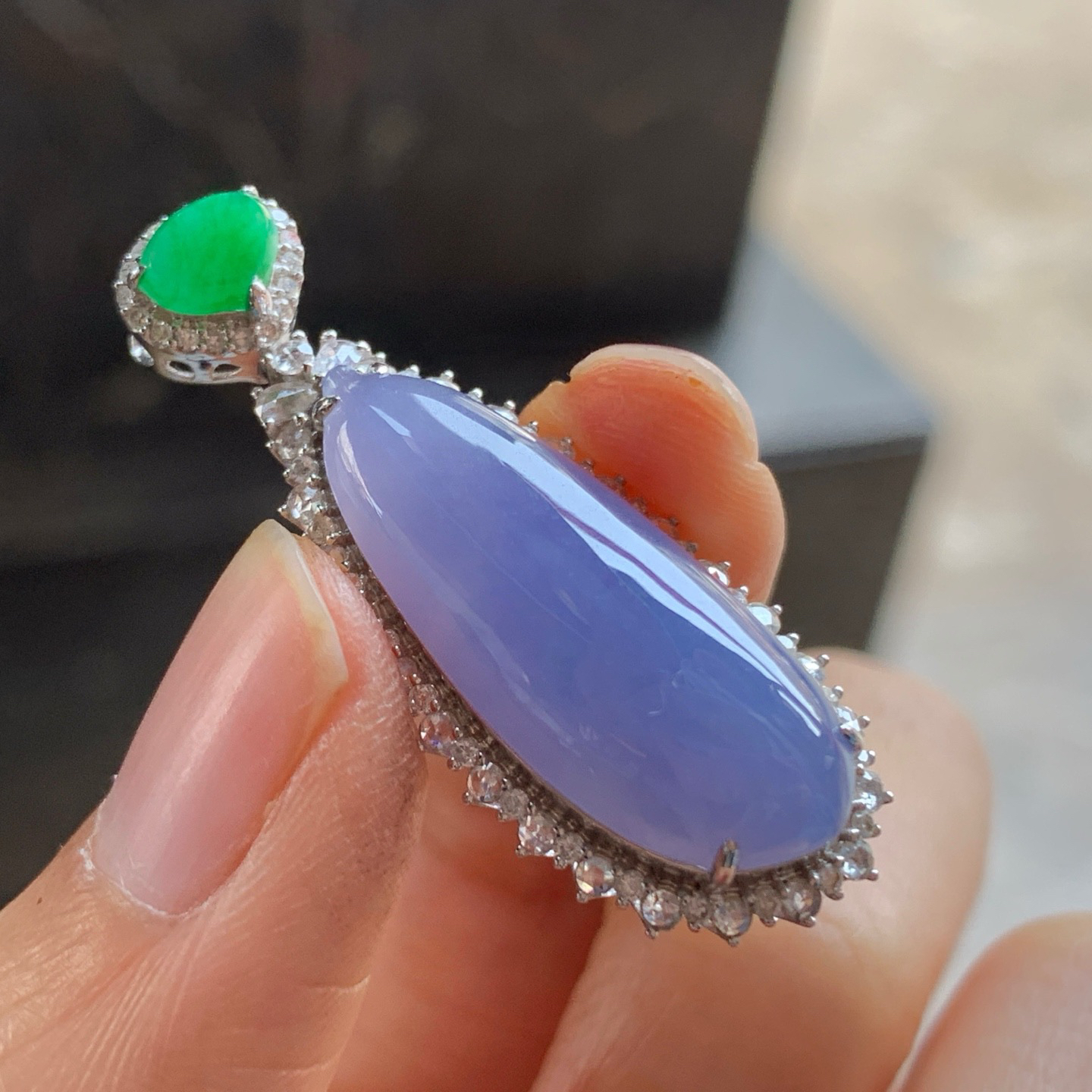 紫罗兰福瓜^_^鲜艳 玉质温润