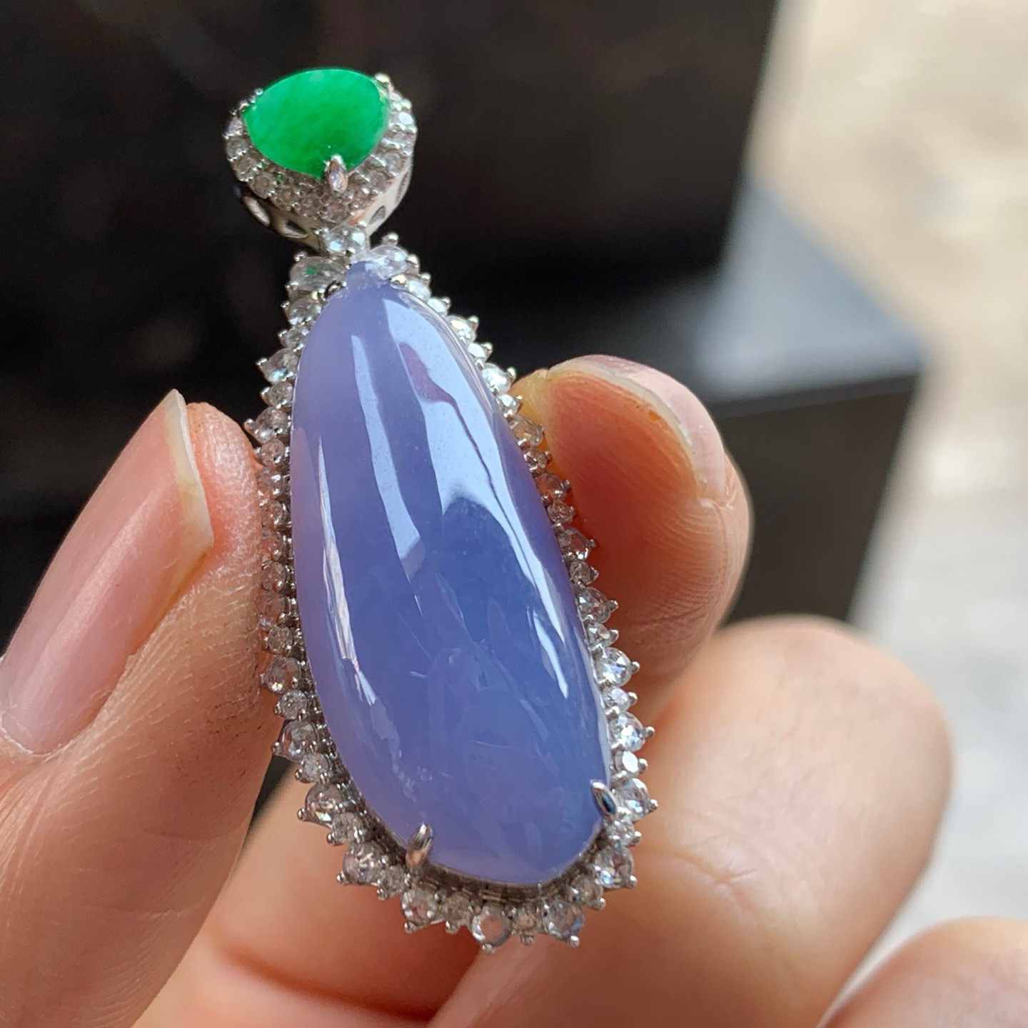 紫罗兰福瓜^_^鲜艳 玉质温润