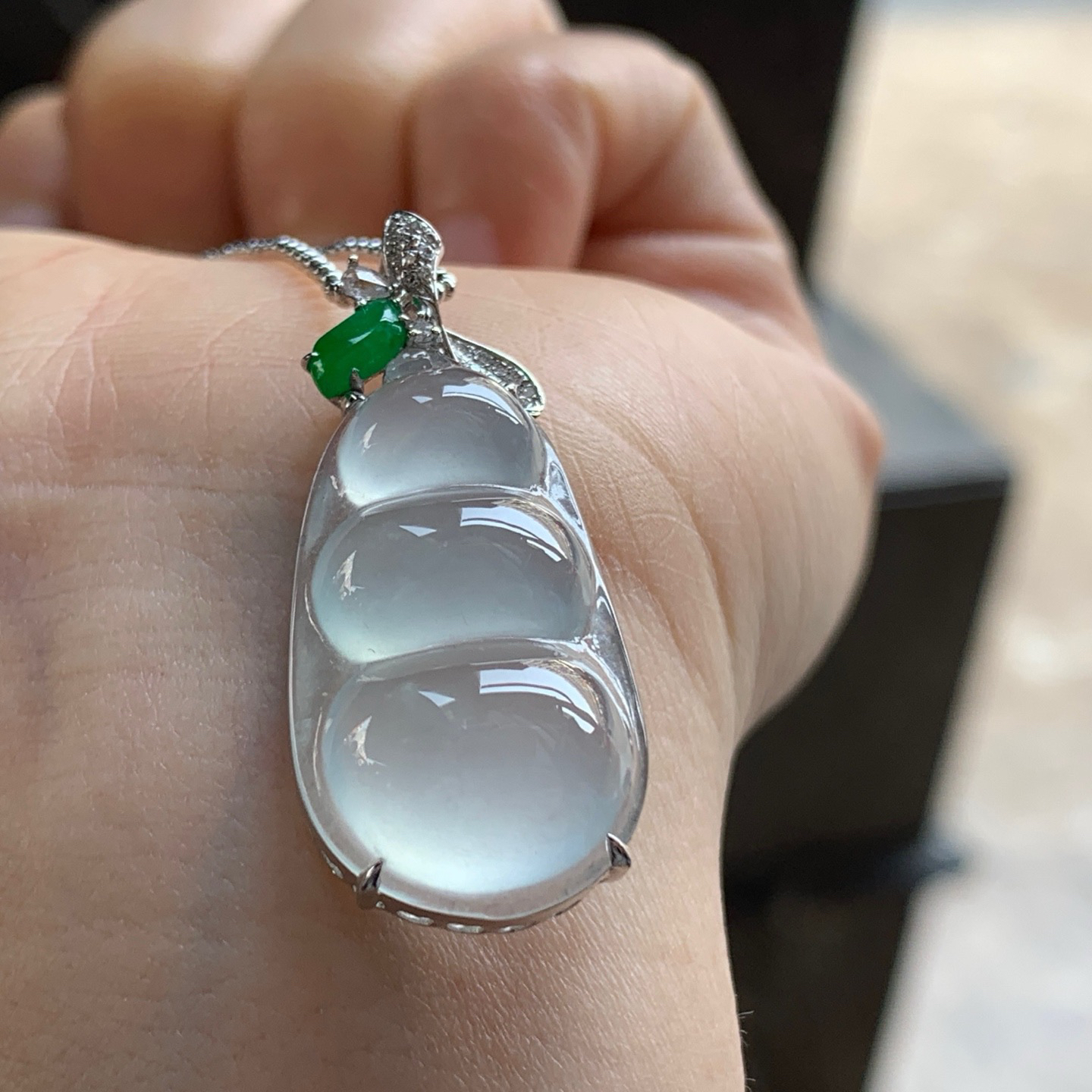 金钻镶嵌冰豆子^_^透亮