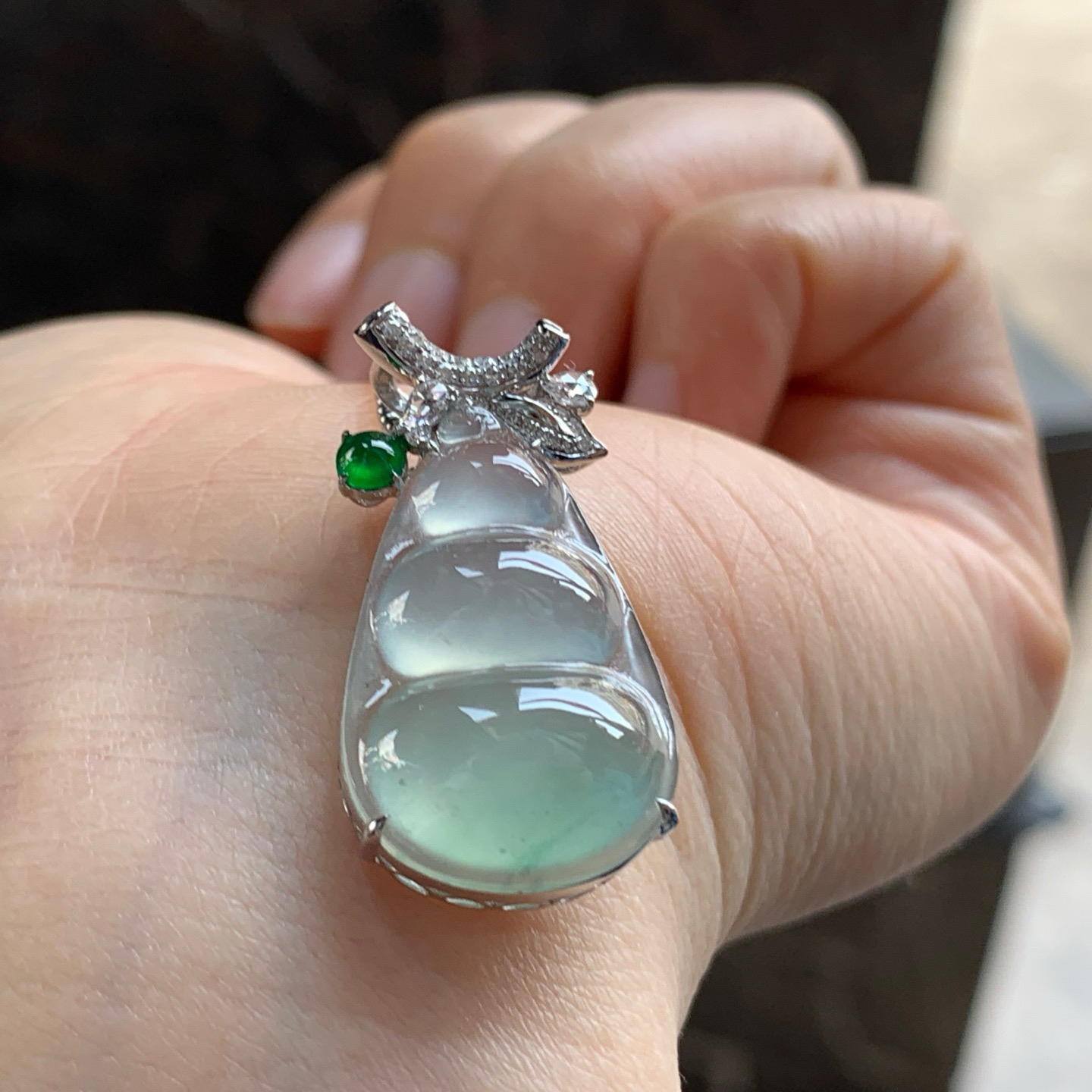 金钻镶嵌晴水豆子^_^冰透