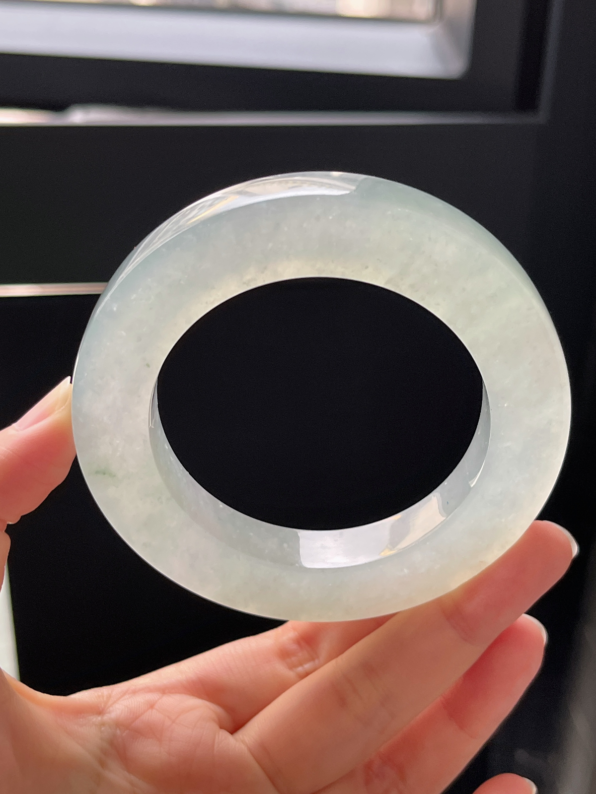 翡翠镯胚，⭕️正圈最大做64，圆条最大做60；最小做55