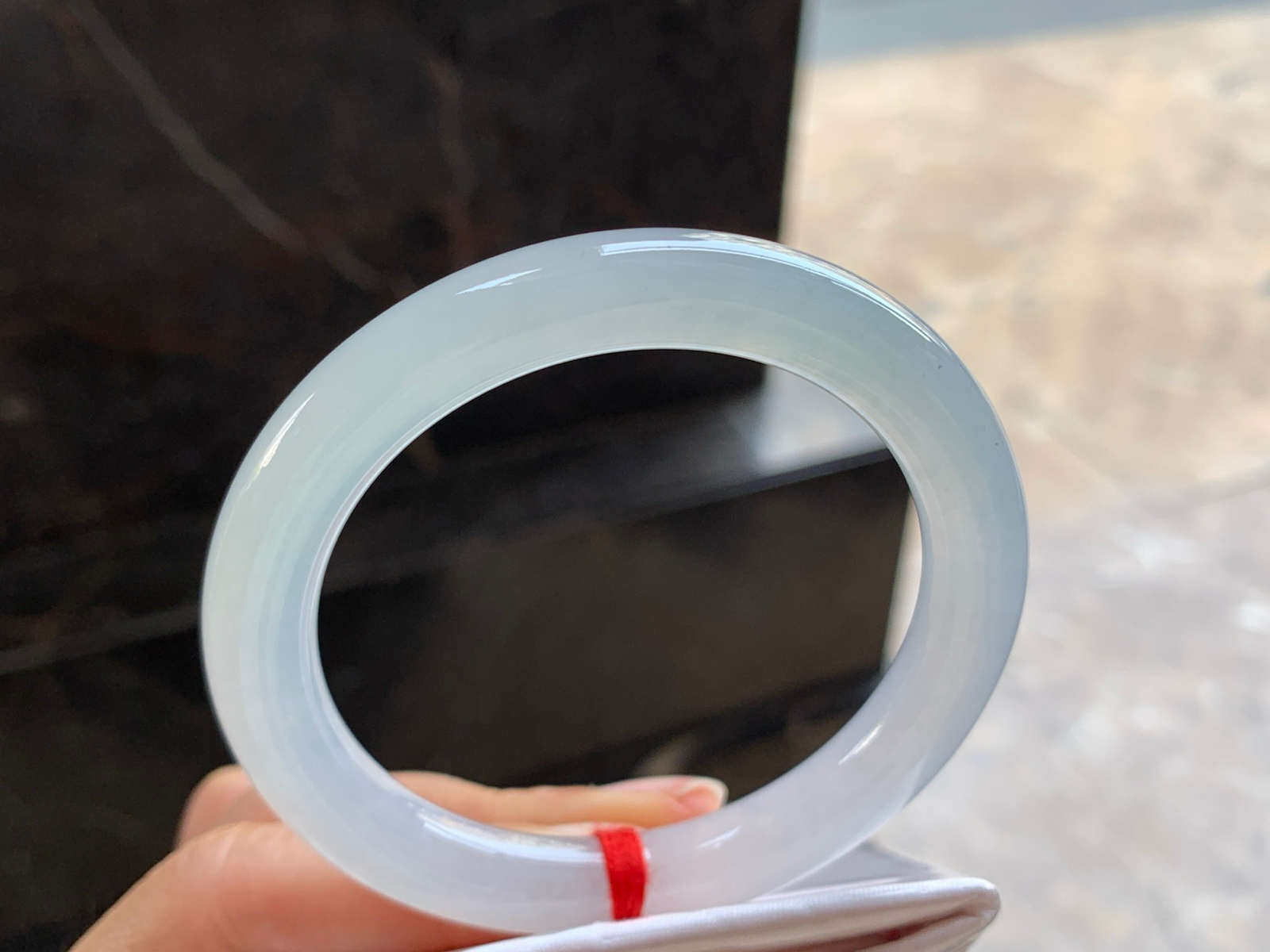 55-9

冰种圆条手镯^_^种水好