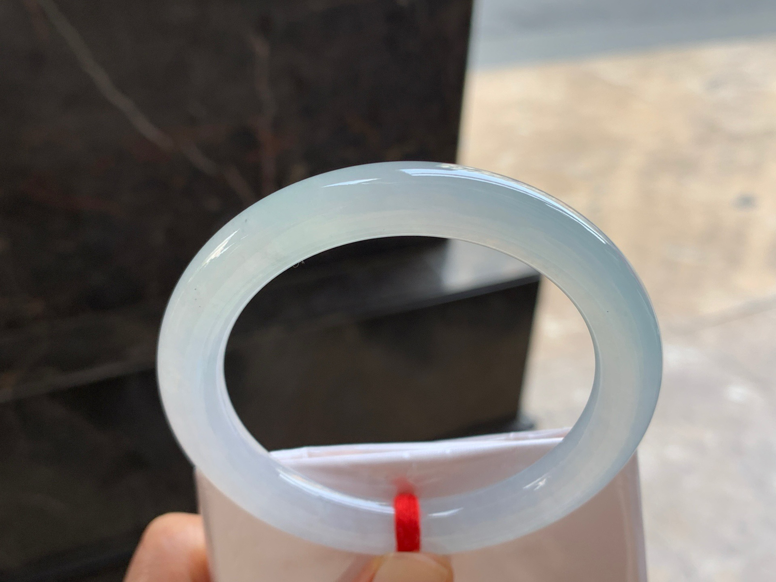 55-9

冰种圆条手镯^_^种水好