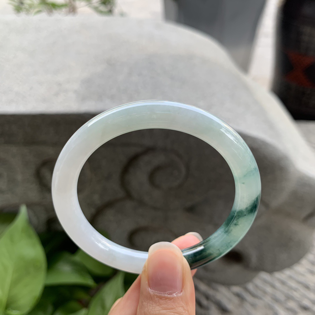 小圈口 52.3-8【飘花圆条手镯】圆条52 53可戴