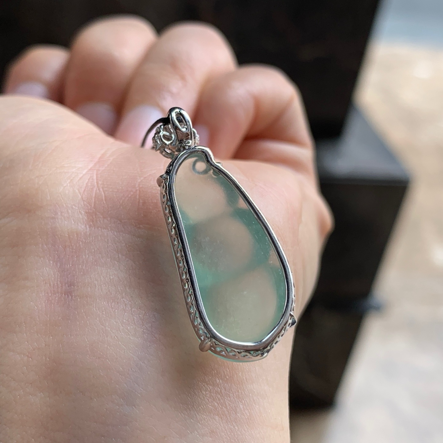 金钻镶嵌冰晴豆子^_^水润