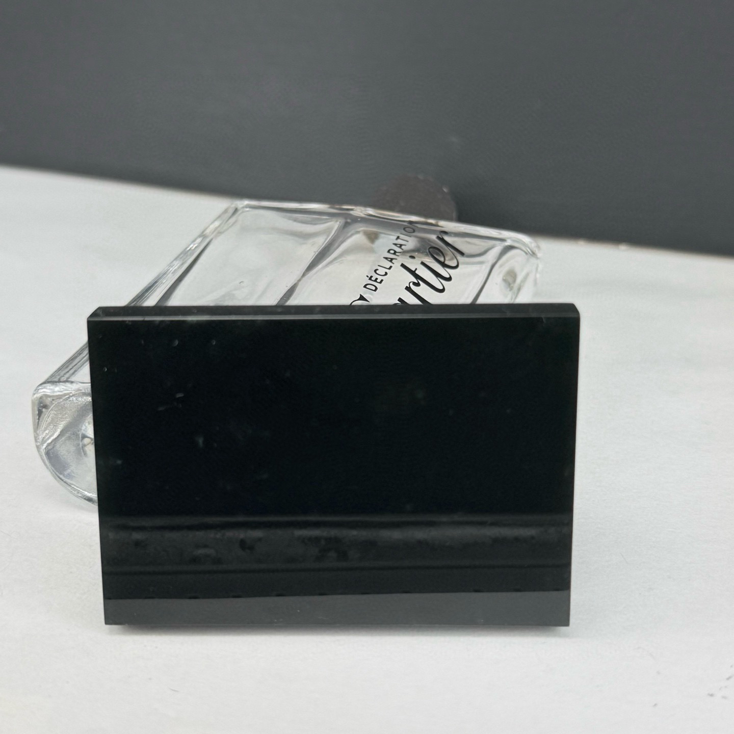 精品墨翠无事牌 厚桩 种好色正 黑度好 尺寸62.3