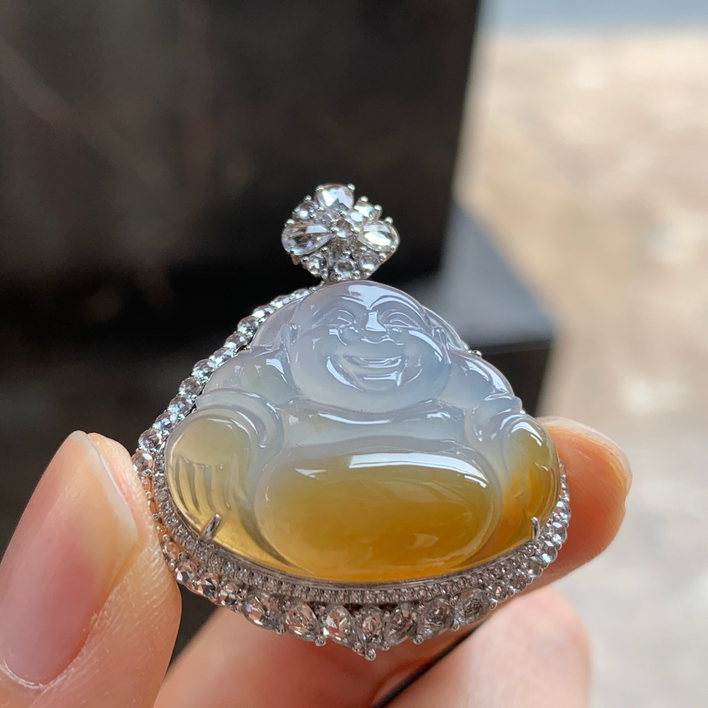 金钻镶嵌冰佛公^_^鲜艳