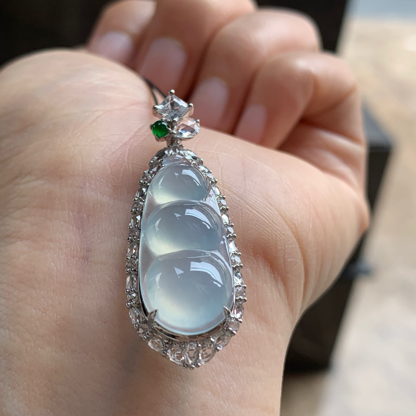 金钻镶嵌冰豆子^_^冰透