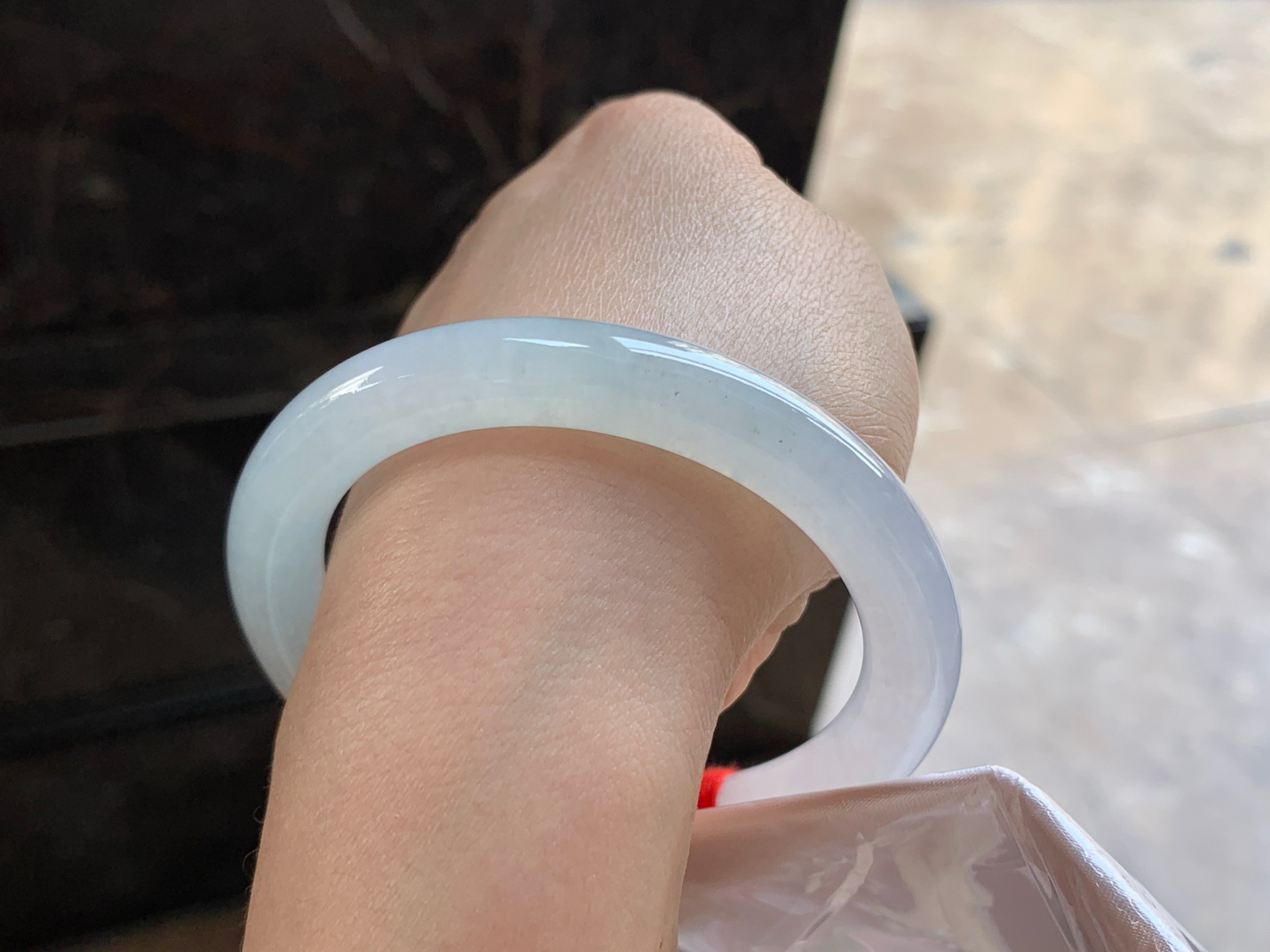 55-9

冰种圆条手镯^_^种水好