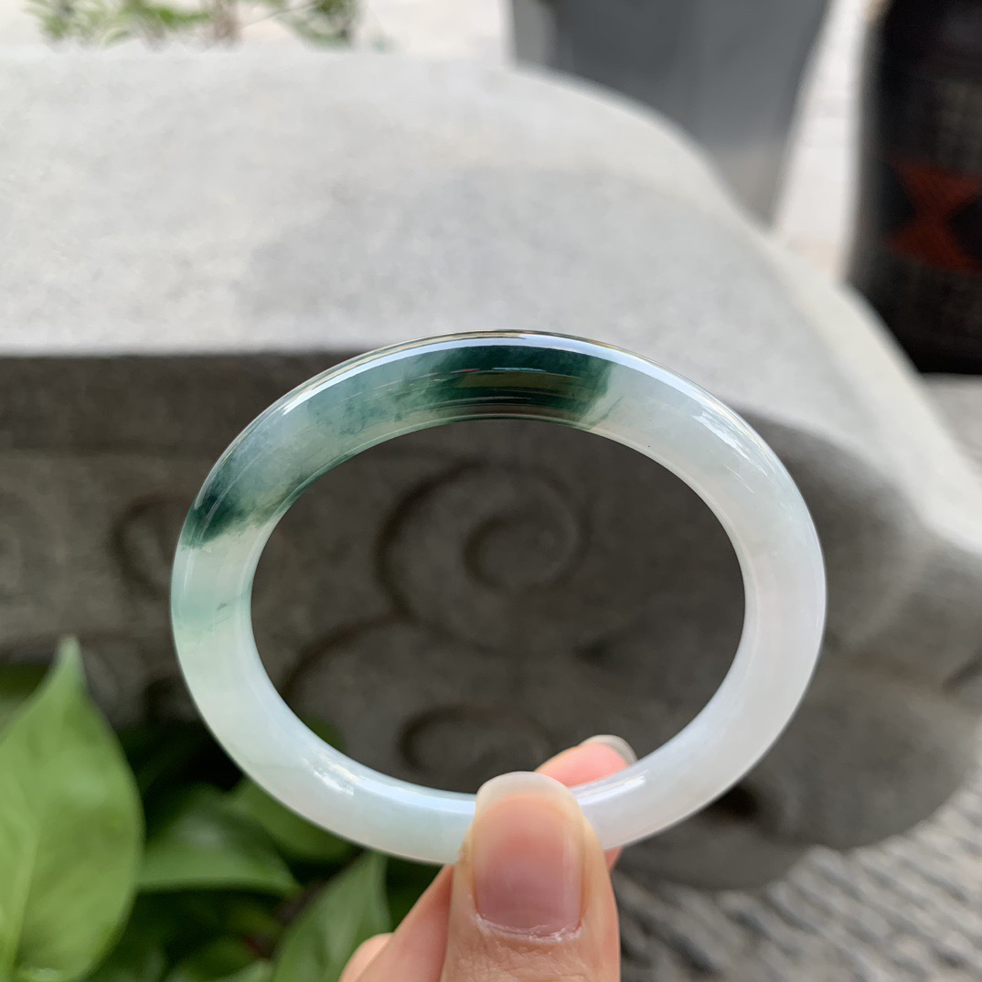 小圈口 52.3-8【飘花圆条手镯】圆条52 53可戴