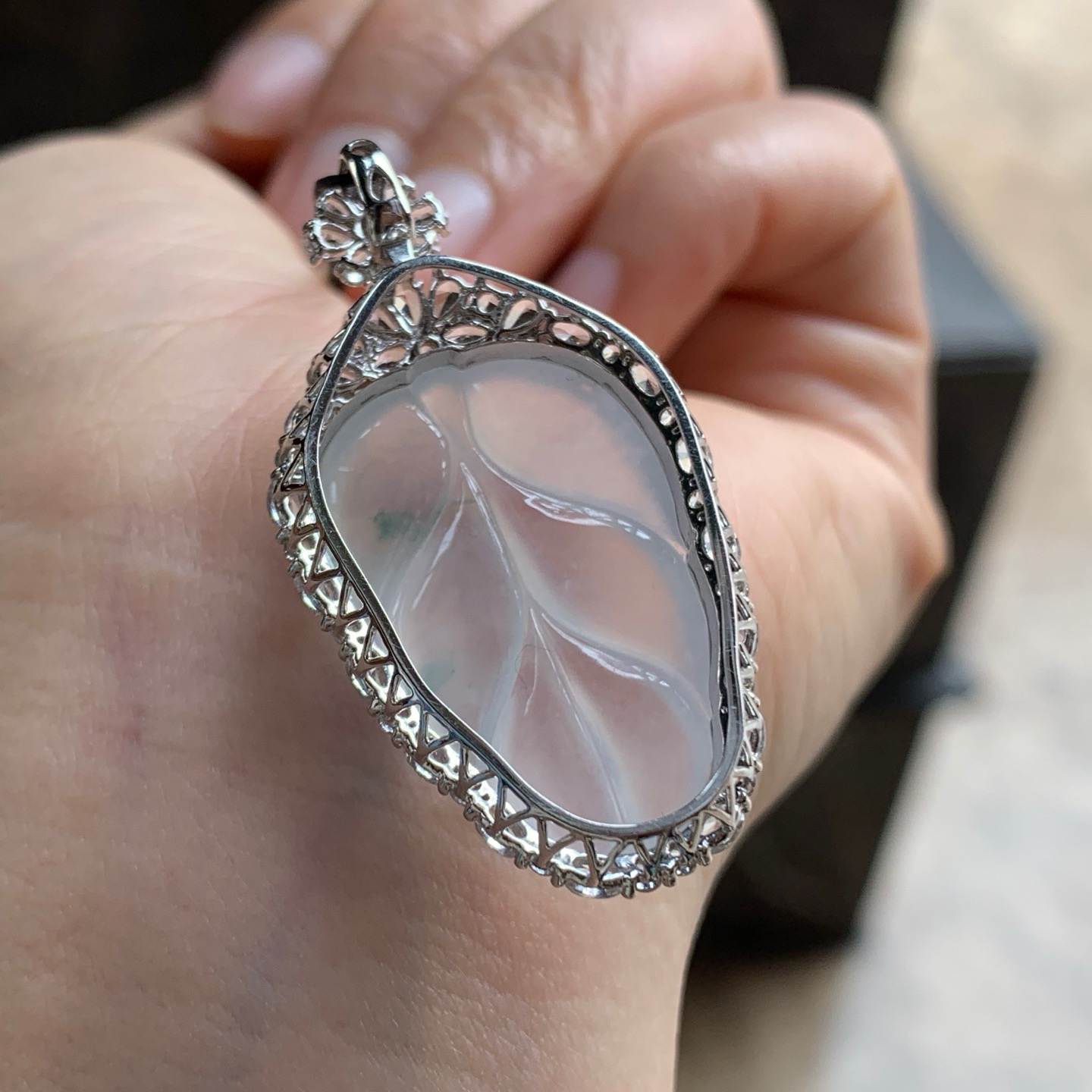 金钻镶嵌冰叶子^_^冰透