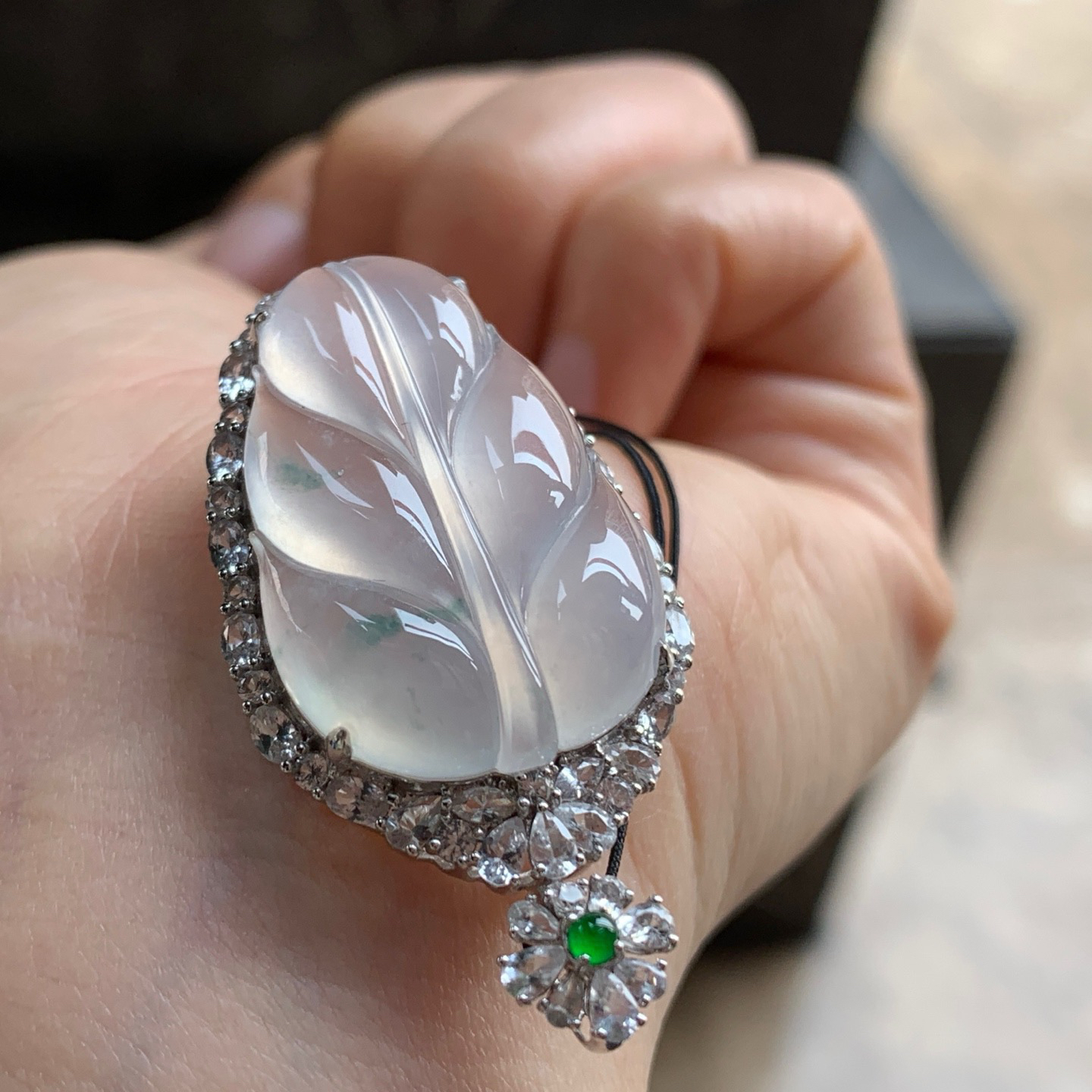 金钻镶嵌冰叶子^_^冰透