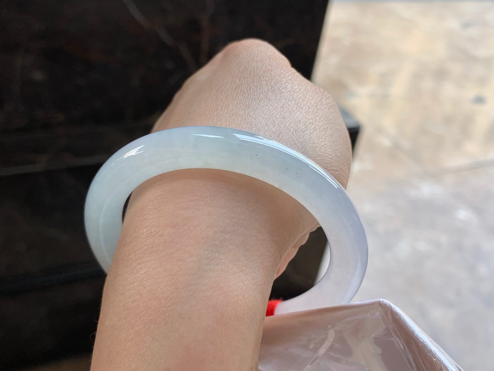 55-9

冰种圆条手镯^_^种水好