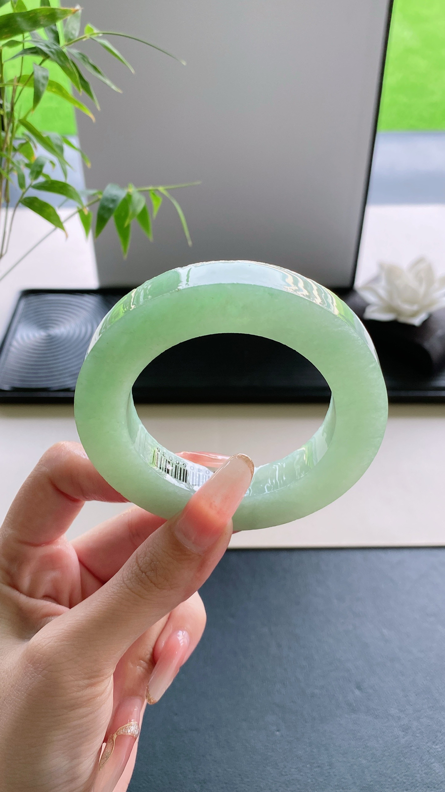 【晴绿手镯胚】