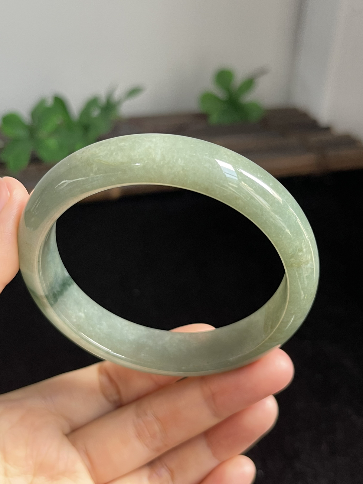 正圈58圈口，翡翠手镯