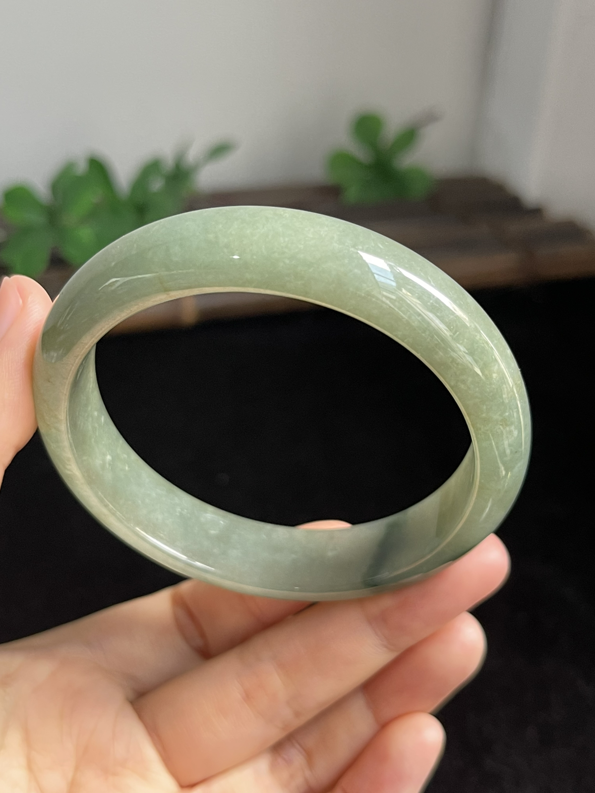 正圈58圈口，翡翠手镯