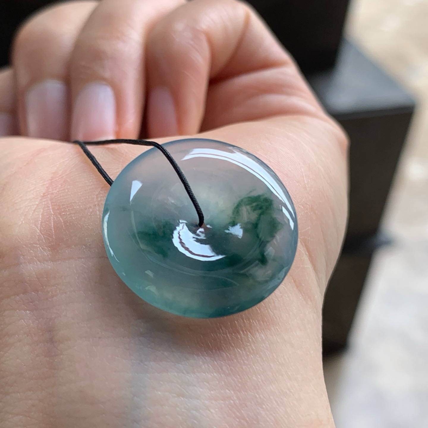 蓝花平安扣^_^飘花灵韵