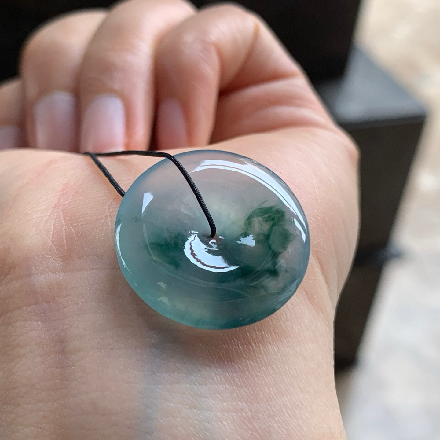 蓝花平安扣^_^飘花灵韵