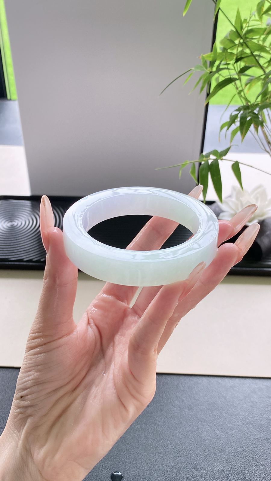 【淡春彩手镯胚】